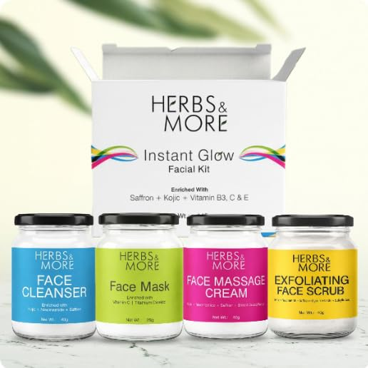 HERBS & MORE INSTANT GLOW FACIAL KIT
