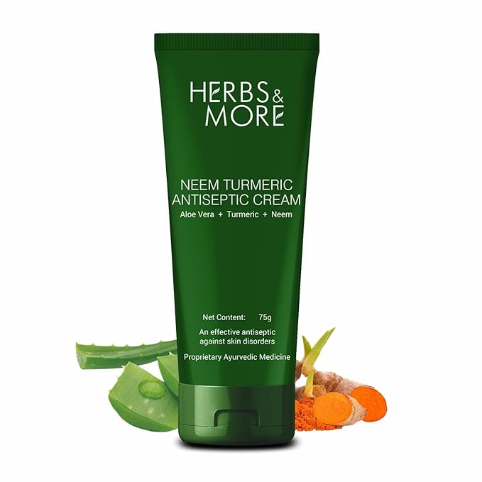 HERBS & MORE NEEM TURMERIC ANTISEPTIC CREAM