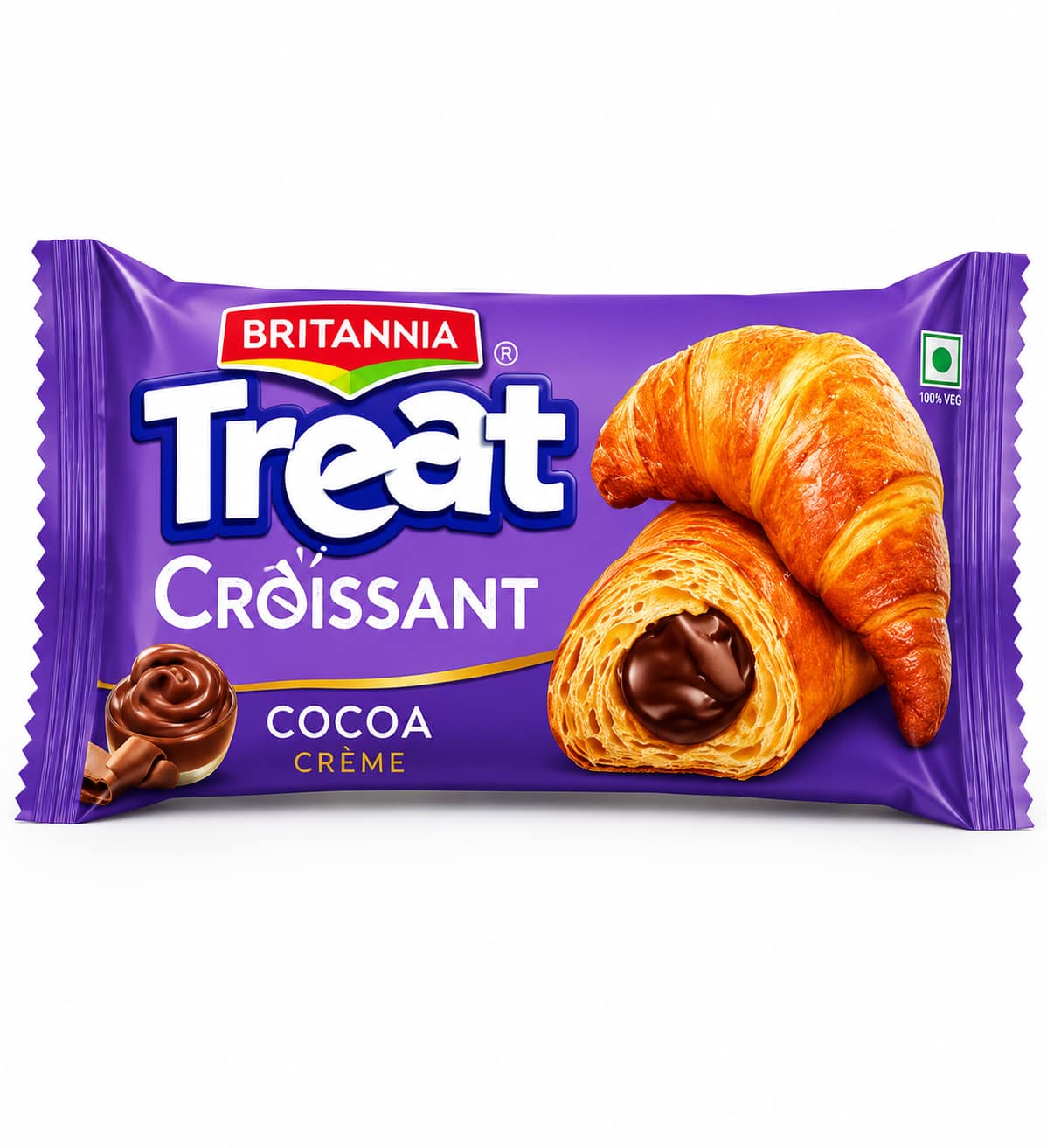 Britannia treat croissant cocoa creme(Pack of 5)