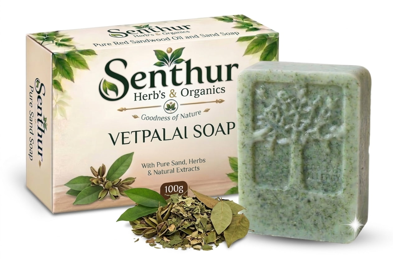 Senthur Herb’s & Organics Vetpalai Soap