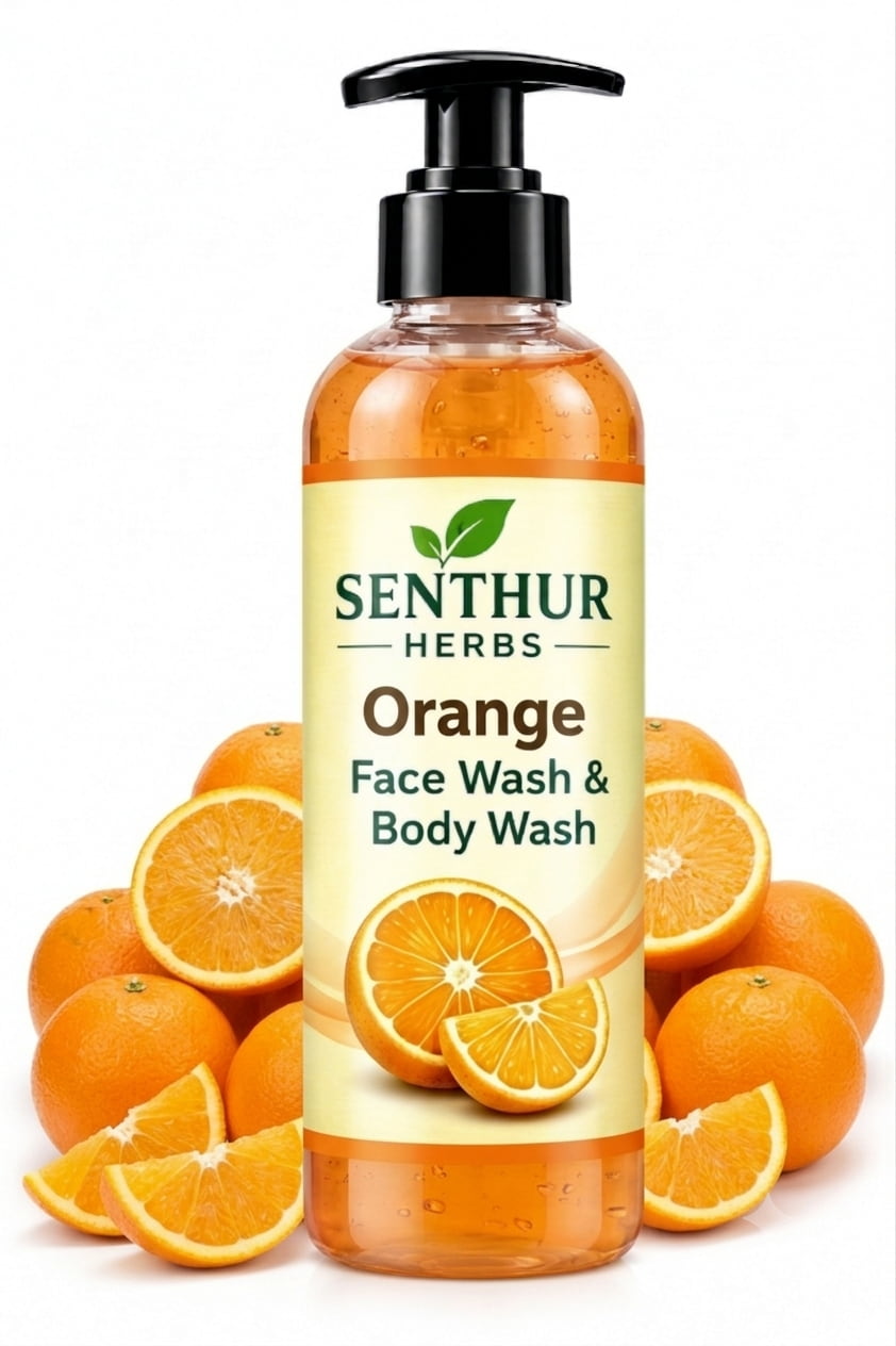 Senthur Herbs Orange Herbal Face Wash & Body Wash